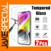 2PCS Tempered Glass Protectors for iPhone Models