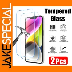 2PCS Tempered Glass Protectors for iPhone Models