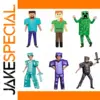 Kids Diamond Armor Cosplay Costume Set