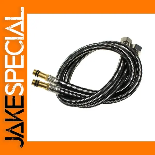 2pcs G1/2 60cm Stainless Steel Faucet Hoses