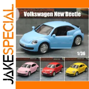 1/36 Scale Volkswagen New Beetle Diecast Car