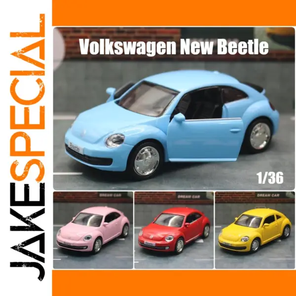 1/36 Scale Volkswagen New Beetle Diecast Car