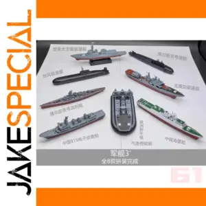 4D Warship Model Set Dreadnought Typhoon Class Submarine