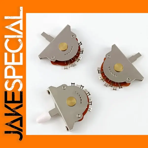3/4/5 Way Electric Guitar Switch with Caps