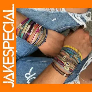 Handmade Adjustable Cotton Rope Bracelet for Women