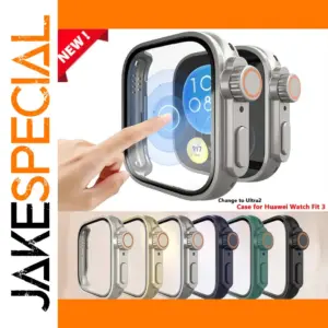 Ultra2 PC & Glass Case for Huawei Watch Fit 3