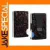 Slim RFID Wallet with Money Clip for Cards