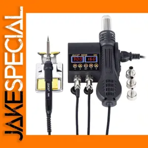 2-in-1 750W Hot Air Gun Welding Rework Station for Cell Phones