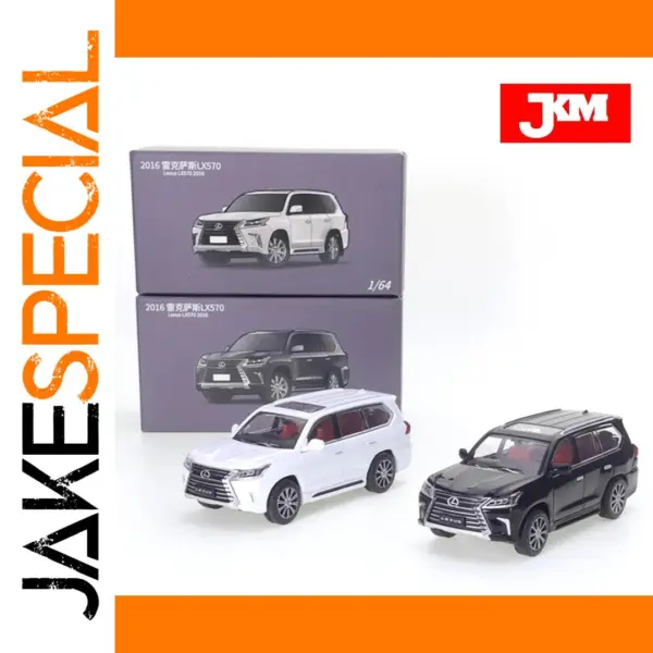 JKM 1/64 Lexus LX570 Diecast Model Car