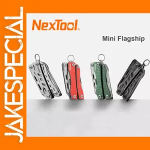 NexTool 10-in-1 Mini Multitool Pliers Red/Green