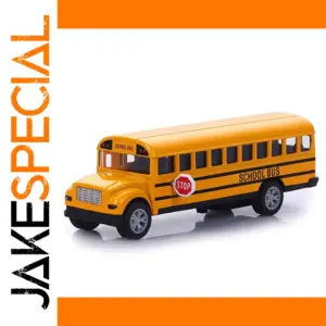1:36 Scale Alloy School Bus Toy with Sound