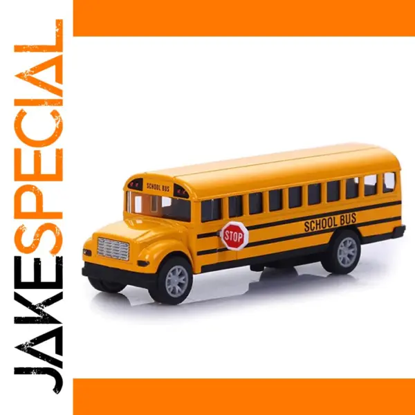 1:36 Scale Alloy School Bus Toy with Sound
