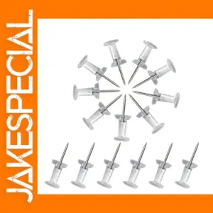 200 Pcs Transparent Map Push Pins Set