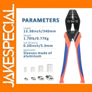 CWR1328 Wire Rope Crimping Tool with Cutter