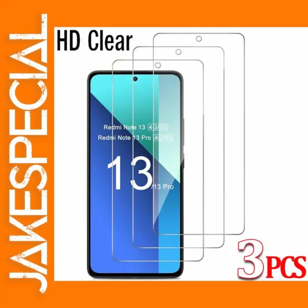 3PCS Tempered Glass for Xiaomi Redmi Series