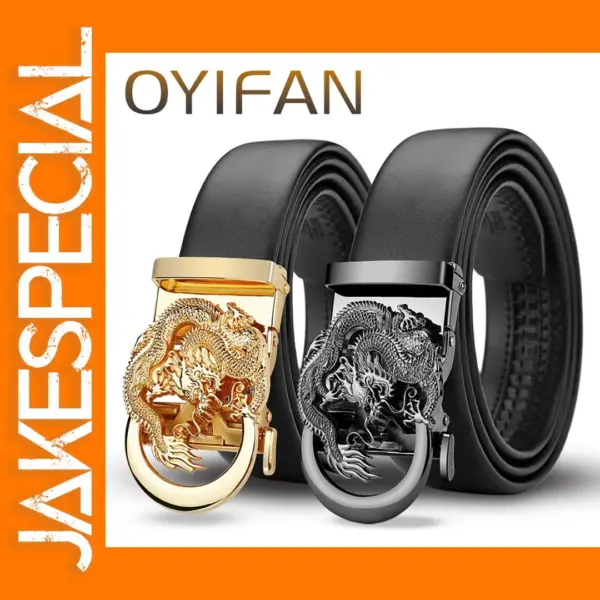 Genuine Leather Adjustable Men's Fashion Belt