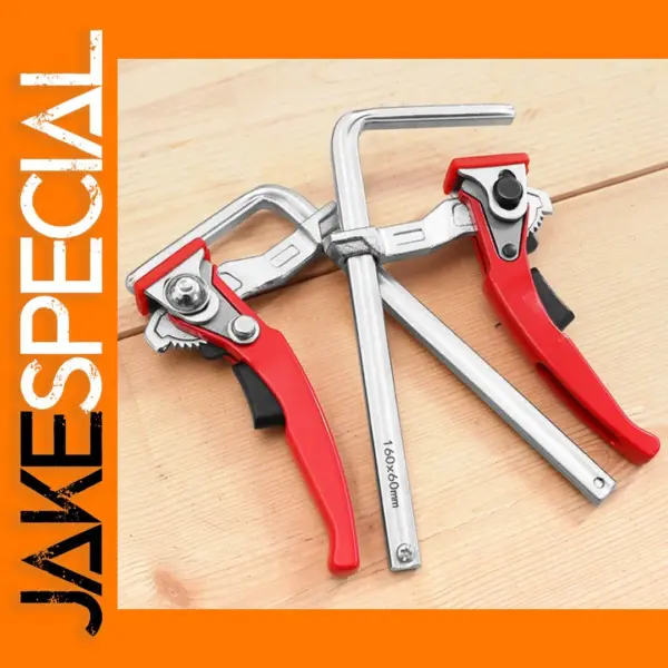 Track Saw Guide Rail Clamp for Woodworking