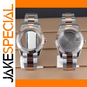 Rose Gold Silver Watch Cases for Seiko Miyota