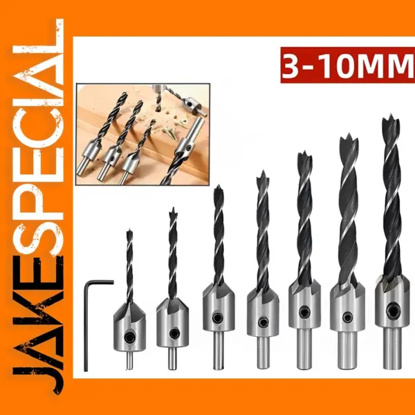 HSS Countersink Drill Bit Set 4-10mm