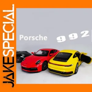 WELLY Diecast Alloy Porsche 911 992 Model 1/24