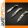 Mini Brass Folding Knife for Keychain EDC