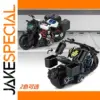 36 Alloy Devil Motorcycle Police Car Model