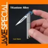 Titanium Alloy Folding Knife with 10 Blades