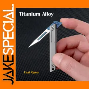 Titanium Alloy Folding Knife with 10 Blades