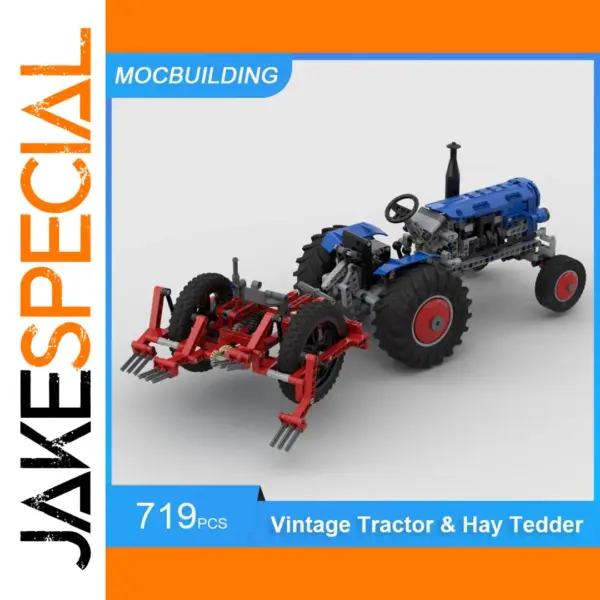 Vintage Tractor Building Blocks Set 524PCS