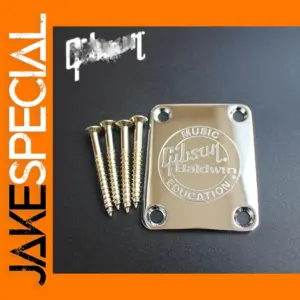Chrome Neck Plate for Gibson Electric Guitar/Bass
