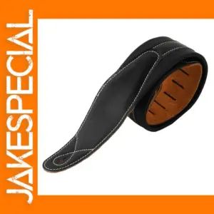 Genuine Leather Padded Guitar Strap for Comfort