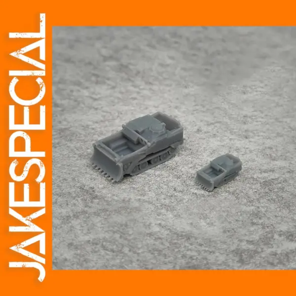 5PCS 1/700 350 M9 Armoured Bulldozer Model