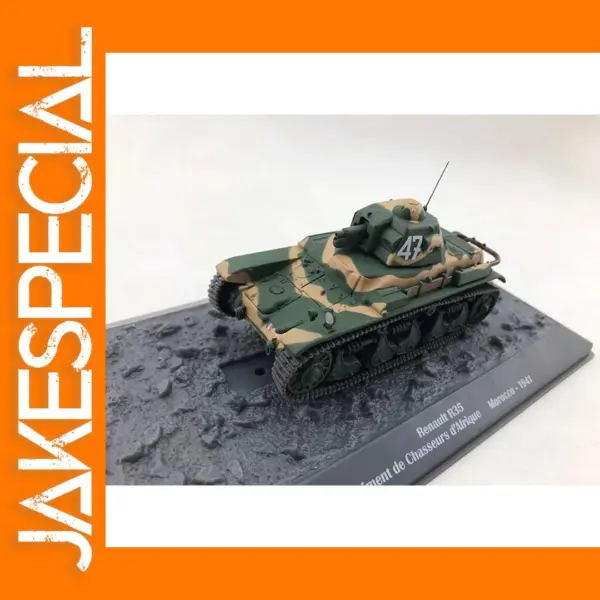 1/43 Scale Renault R35 Tank Model Collectible