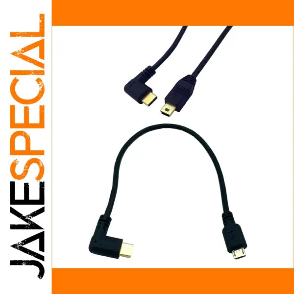 USB 3.1 Type C to Mini Micro USB Cable 25cm