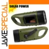 Portable Solar Hand Crank LED Camping Flashlight