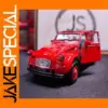 FR Stock — Welly Citroën 2CV Model Car 1:36 Scale Red