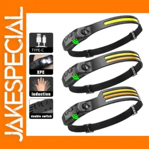 Multi Functional COB Headlight for Outdoor Use