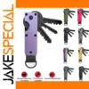 Compact Metallic Key Holder for 2-6 Keys