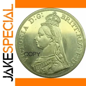 Victoria 5 Pounds 1887 Replica Coin