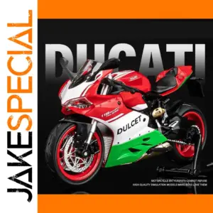 1:12 Scale Ducati Racing Motorcycle Diecast Model