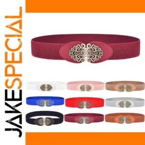 Women's Retro Stretch Wide Waist Belt