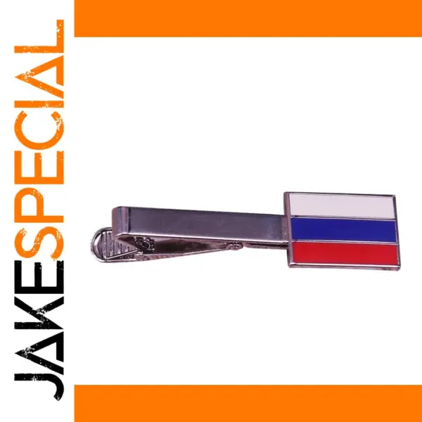 Russia Flag Tie Clip for Gentlemen