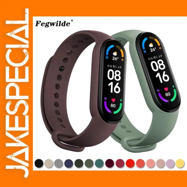 Silicone Strap for Xiaomi Mi Band 3/4/5/6