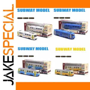 Diecast Alloy Light Rail Tram Model Collectible