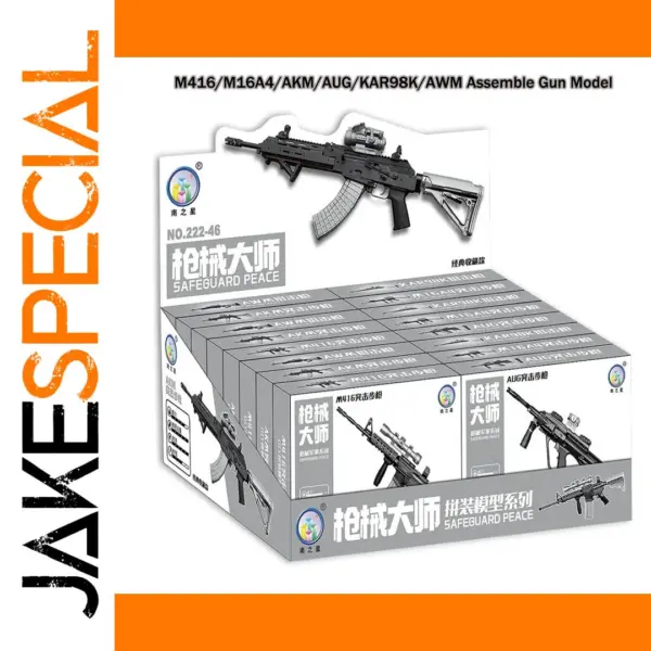 1/6 Scale Assault Rifle Model Set for Action Figures