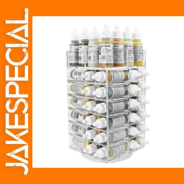 Acrylic Paint Bottle Organizer with 48 Slots