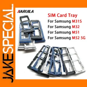 Dual Sim Card Tray for Samsung M31S M32 M51 M52