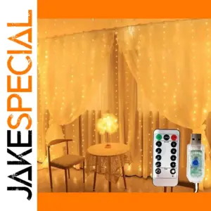 LED Curtain Fairy Lights with Remote Control