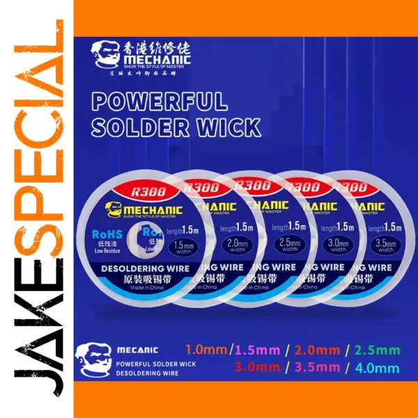 10pcs Solder Wick Remover Braid Assortment
