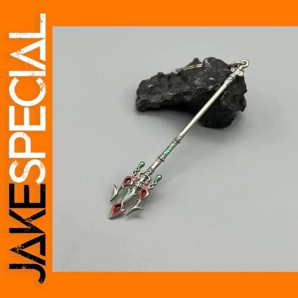Lightscale Trident Mipha 9cm Metal Keychain